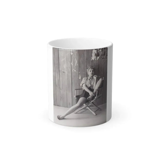 Barbara Nichols #516 (Vintage Female Icon) Color Changing Coffee Mug 11oz - Go Mug Yourself