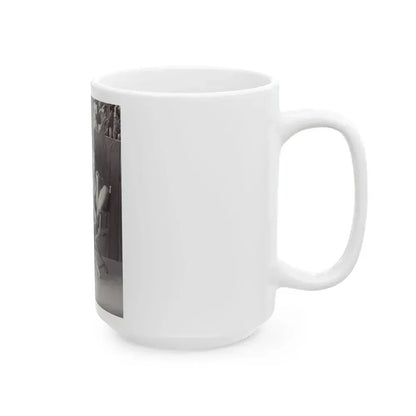 Barbara Nichols #516 (Vintage Female Icon) White Coffee Mug - Go Mug Yourself