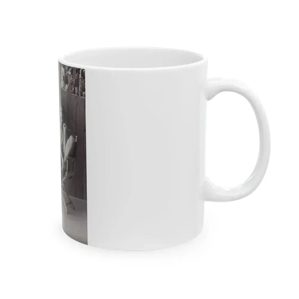 Barbara Nichols #516 (Vintage Female Icon) White Coffee Mug - Go Mug Yourself