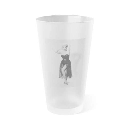 Barbara Nichols #518 (Vintage Female Icon) Frosted Pint Glass 16oz-16oz-Frosted-Go Mug Yourself