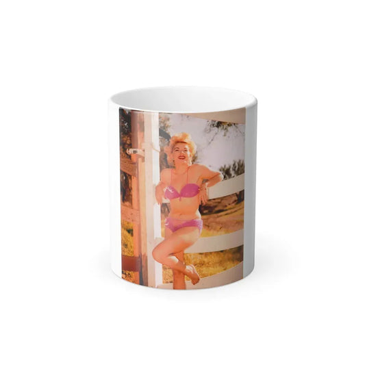 Barbara Nichols #525 (Vintage Female Icon) Color Changing Coffee Mug 11oz - Go Mug Yourself
