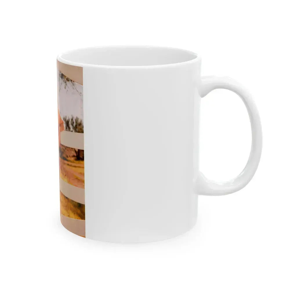 Barbara Nichols #525 (Vintage Female Icon) White Coffee Mug - Go Mug Yourself