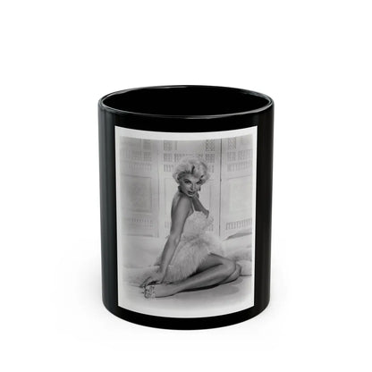 Barbara Nichols #526 (Vintage Female Icon) Black Coffee Mug-11oz-Go Mug Yourself