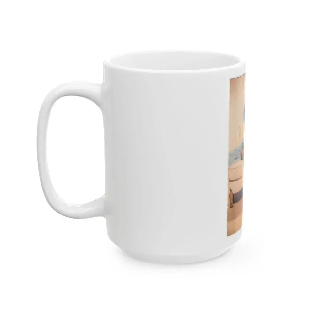 Barbara Nichols #528 (Vintage Female Icon) White Coffee Mug - Go Mug Yourself