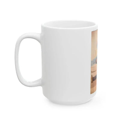 Barbara Nichols #528 (Vintage Female Icon) White Coffee Mug - Go Mug Yourself