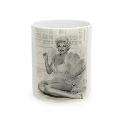 Barbara Nichols #529 (Vintage Female Icon) White Coffee Mug 11oz - Go Mug Yourself