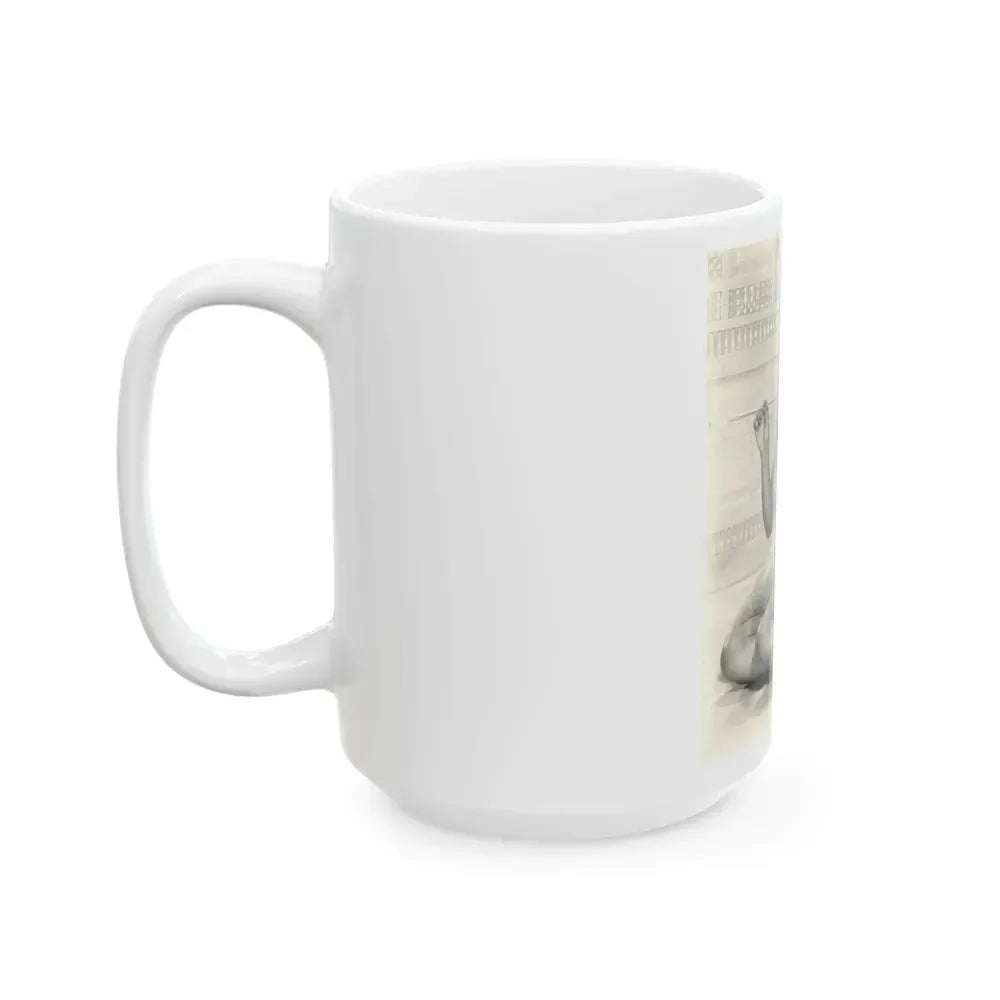Barbara Nichols #529 (Vintage Female Icon) White Coffee Mug - Go Mug Yourself