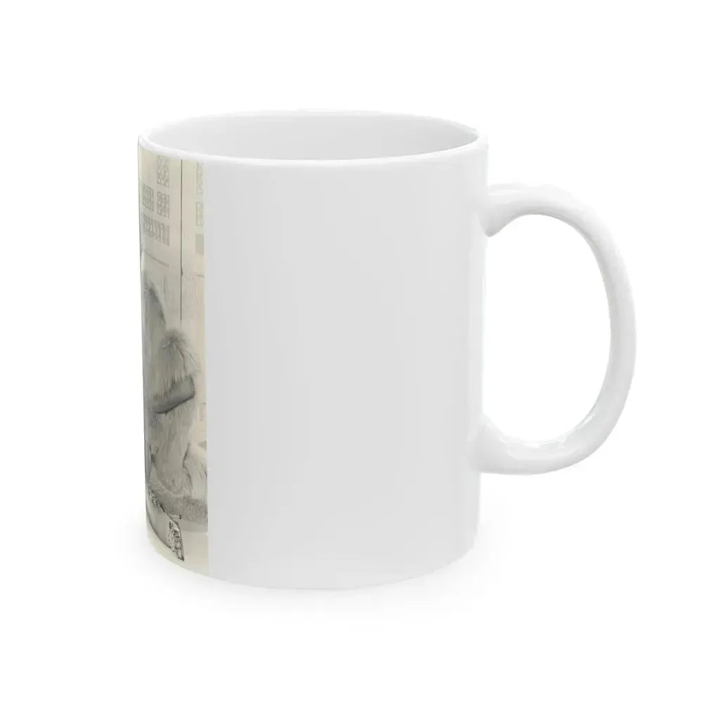 Barbara Nichols #529 (Vintage Female Icon) White Coffee Mug - Go Mug Yourself