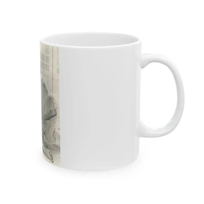 Barbara Nichols #529 (Vintage Female Icon) White Coffee Mug - Go Mug Yourself