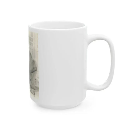 Barbara Nichols #529 (Vintage Female Icon) White Coffee Mug - Go Mug Yourself