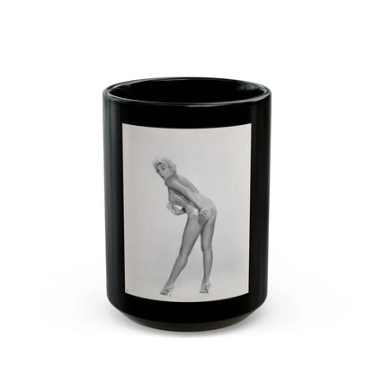 Barbara Nichols #534 (Vintage Female Icon) Black Coffee Mug-15oz-Go Mug Yourself