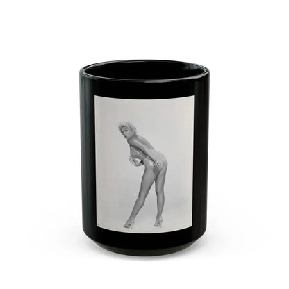 Barbara Nichols #534 (Vintage Female Icon) Black Coffee Mug 15oz - Go Mug Yourself