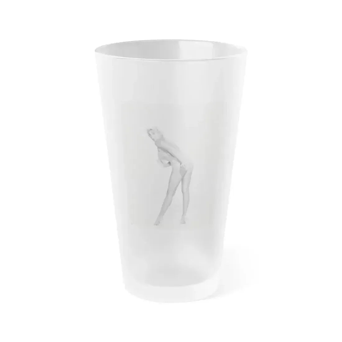 Barbara Nichols #534 (Vintage Female Icon) Frosted Pint Glass 16oz 16oz Frosted - Go Mug Yourself