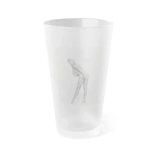Barbara Nichols #534 (Vintage Female Icon) Frosted Pint Glass 16oz 16oz Frosted - Go Mug Yourself