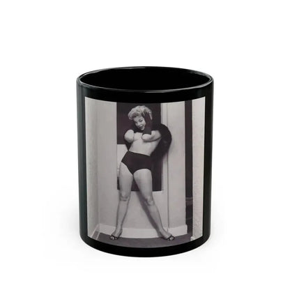 Barbara Nichols #535 (Vintage Female Icon) Black Coffee Mug 11oz - Go Mug Yourself