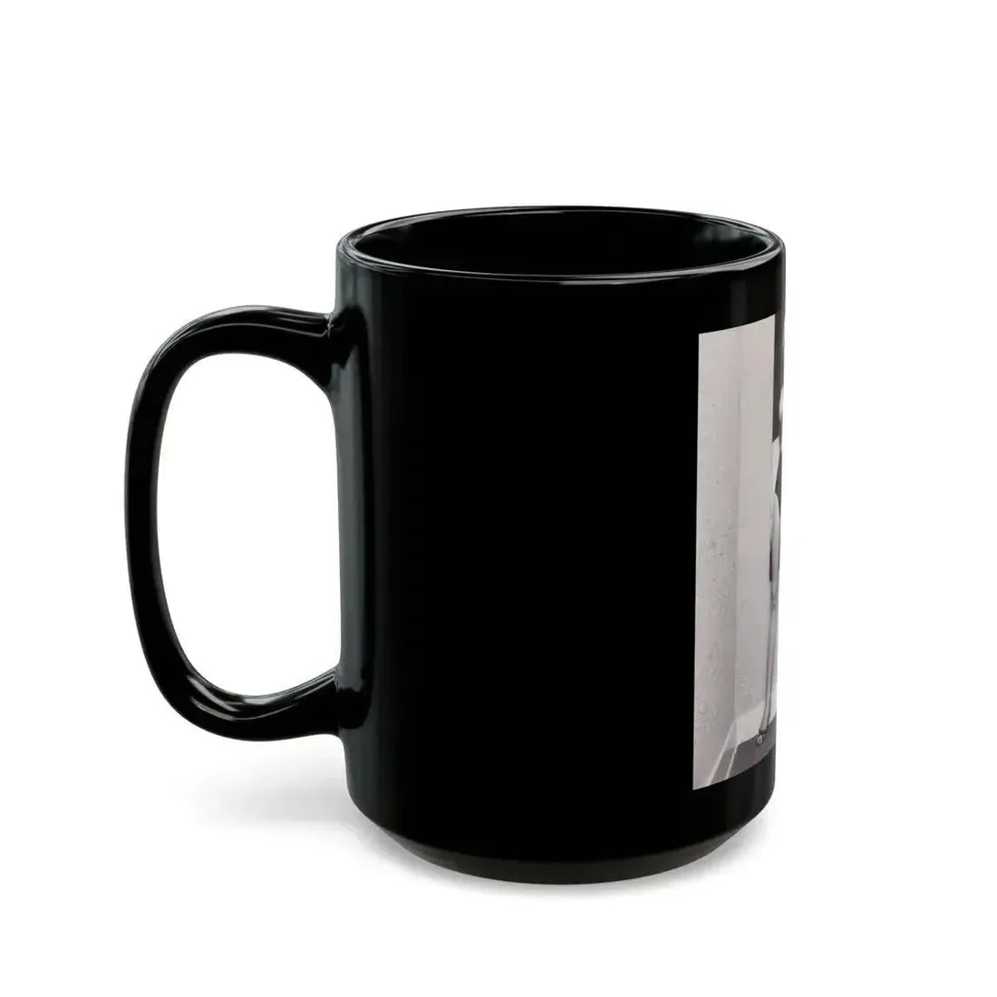 Barbara Nichols #535 (Vintage Female Icon) Black Coffee Mug - Go Mug Yourself