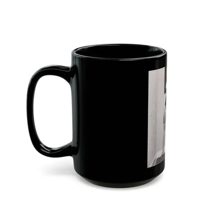 Barbara Nichols #535 (Vintage Female Icon) Black Coffee Mug - Go Mug Yourself