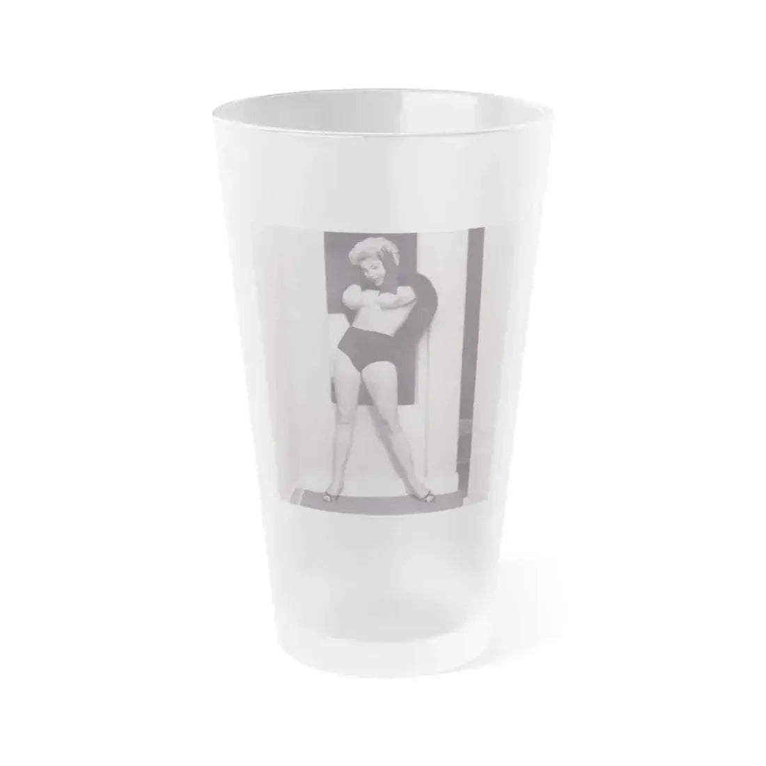 Barbara Nichols #535 (Vintage Female Icon) Frosted Pint Glass 16oz 16oz Frosted - Go Mug Yourself