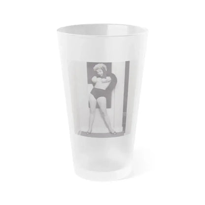 Barbara Nichols #535 (Vintage Female Icon) Frosted Pint Glass 16oz 16oz Frosted - Go Mug Yourself