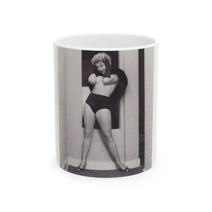 Barbara Nichols #535 (Vintage Female Icon) White Coffee Mug 11oz - Go Mug Yourself
