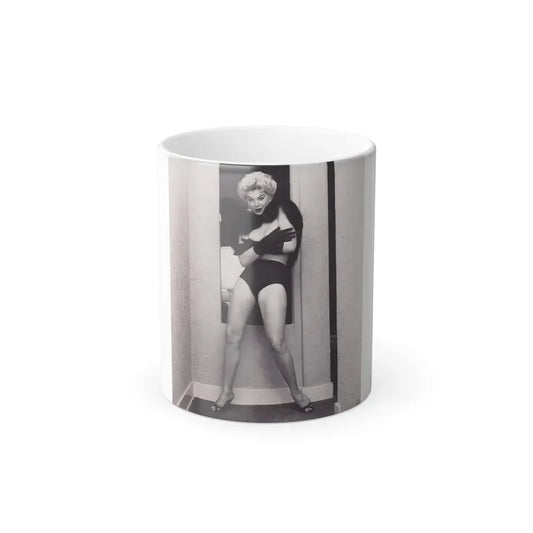 Barbara Nichols #537 (Vintage Female Icon) Color Changing Coffee Mug 11oz - Go Mug Yourself