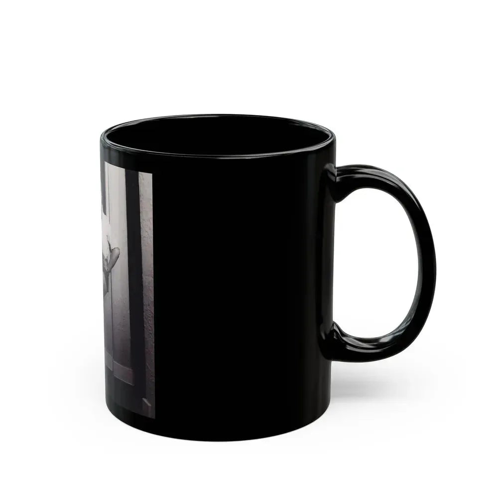 Barbara Nichols #540 (Vintage Female Icon) Black Coffee Mug - Go Mug Yourself