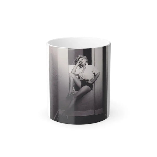 Barbara Nichols #540 (Vintage Female Icon) Color Changing Coffee Mug 11oz - Go Mug Yourself