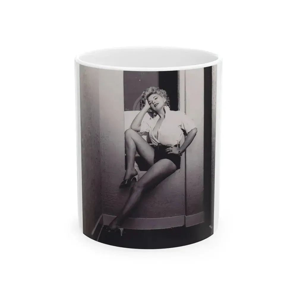 Barbara Nichols #540 (Vintage Female Icon) White Coffee Mug 11oz - Go Mug Yourself