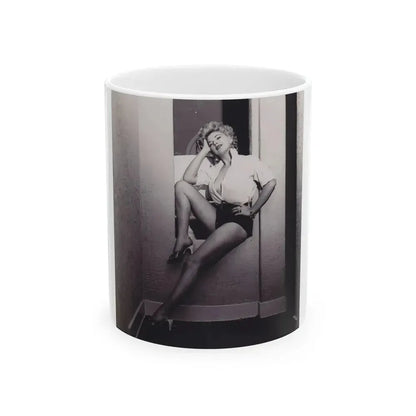 Barbara Nichols #540 (Vintage Female Icon) White Coffee Mug 11oz - Go Mug Yourself