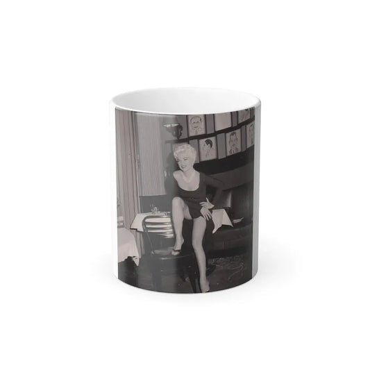 Barbara Nichols #541 (Vintage Female Icon) Color Changing Coffee Mug 11oz - Go Mug Yourself