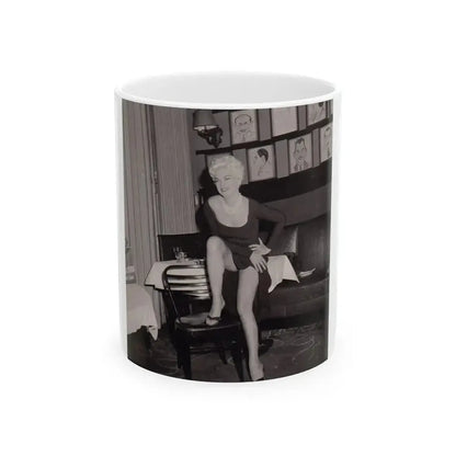 Barbara Nichols #541 (Vintage Female Icon) White Coffee Mug 11oz - Go Mug Yourself