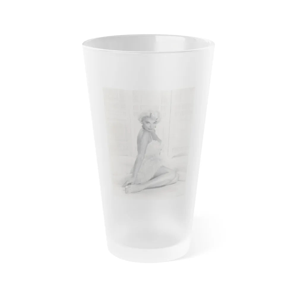 Barbara Nichols #542 (Vintage Female Icon) Frosted Pint Glass 16oz-16oz-Frosted-Go Mug Yourself