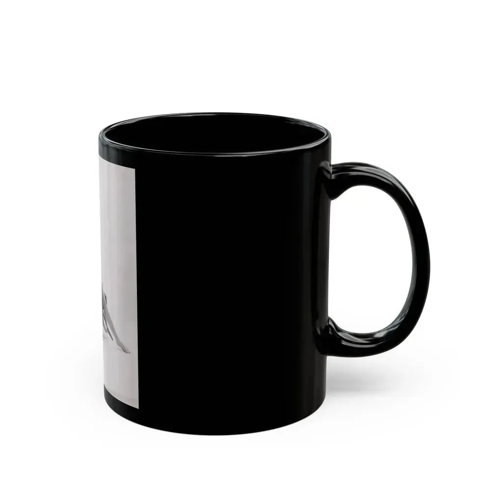 Barbara Nichols #543 (Vintage Female Icon) Black Coffee Mug - Go Mug Yourself