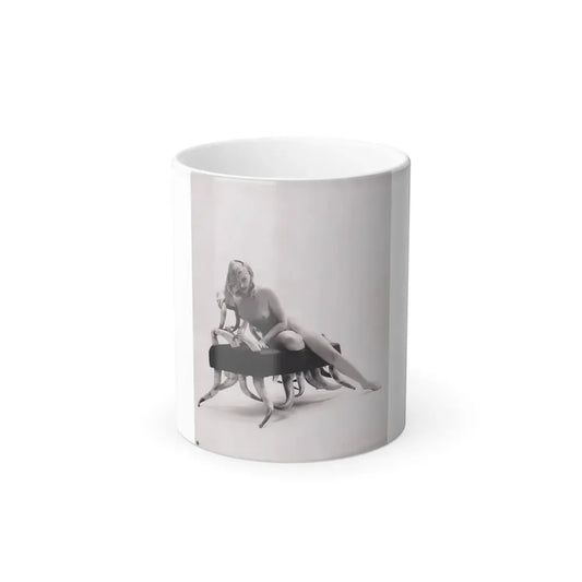 Barbara Nichols #543 (Vintage Female Icon) Color Changing Coffee Mug 11oz - Go Mug Yourself