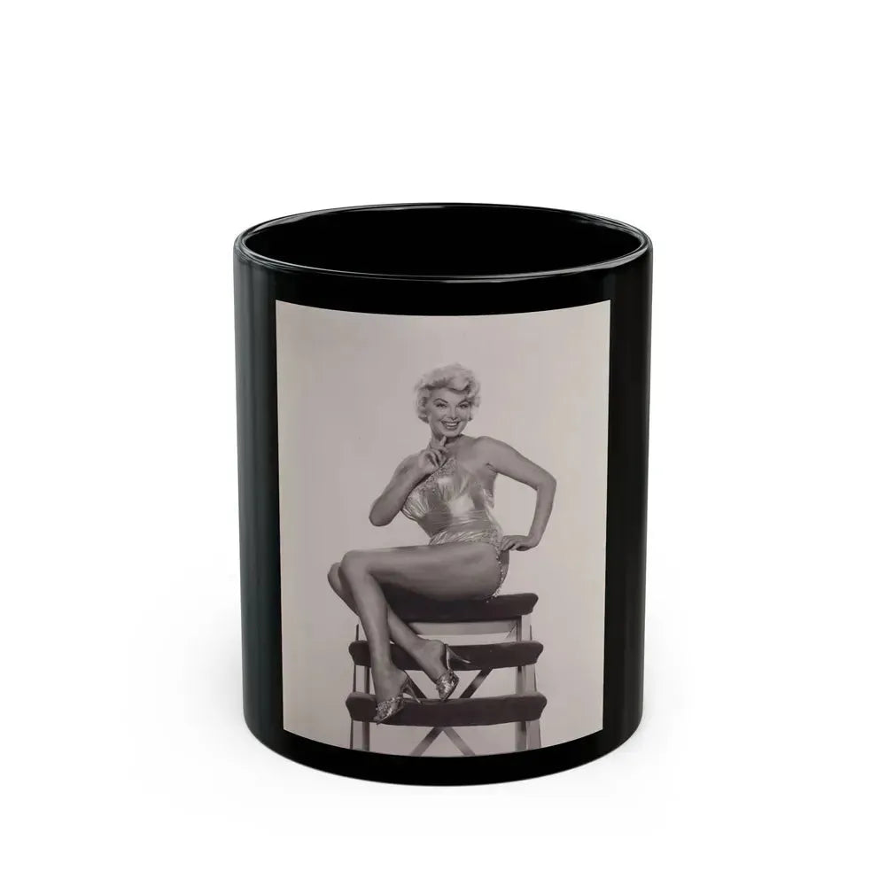 Barbara Nichols #547 (Vintage Female Icon) Black Coffee Mug 11oz - Go Mug Yourself