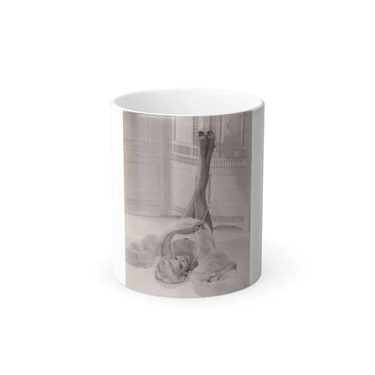 Barbara Nichols #548 (Vintage Female Icon) Color Changing Coffee Mug 11oz - Go Mug Yourself