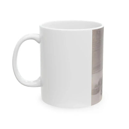 Barbara Nichols #548 (Vintage Female Icon) White Coffee Mug - Go Mug Yourself