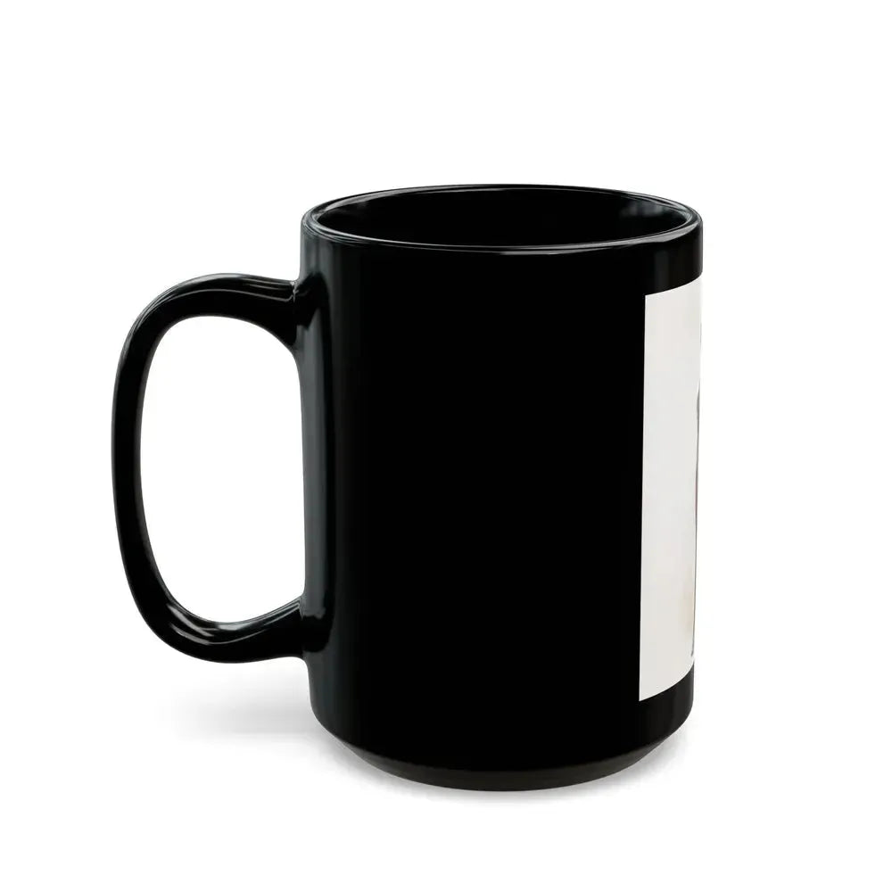 Barbara Nichols #549 (Vintage Female Icon) Black Coffee Mug - Go Mug Yourself