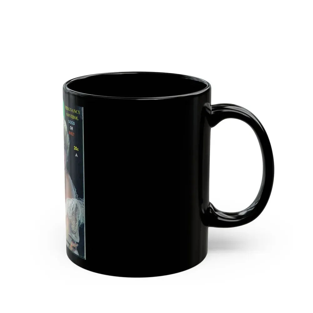 Barbara Nichols #57 - Mag. Cover (Vintage Female Icon) Black Coffee Mug - Go Mug Yourself