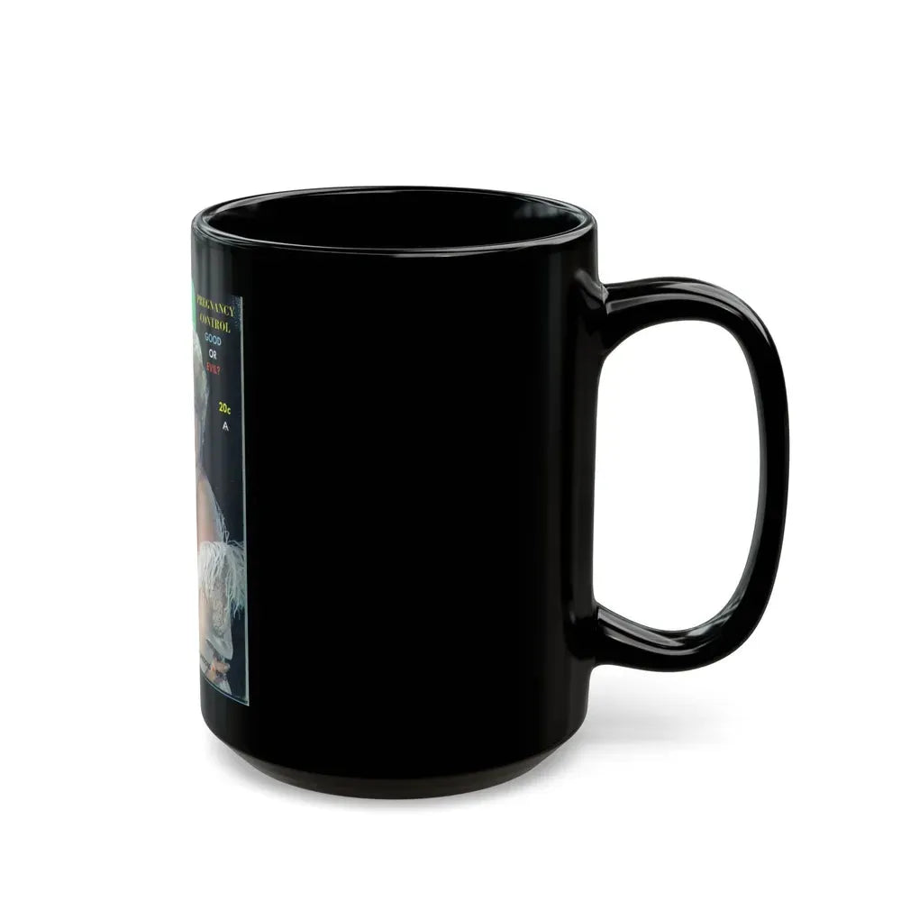 Barbara Nichols #57 - Mag. Cover (Vintage Female Icon) Black Coffee Mug - Go Mug Yourself