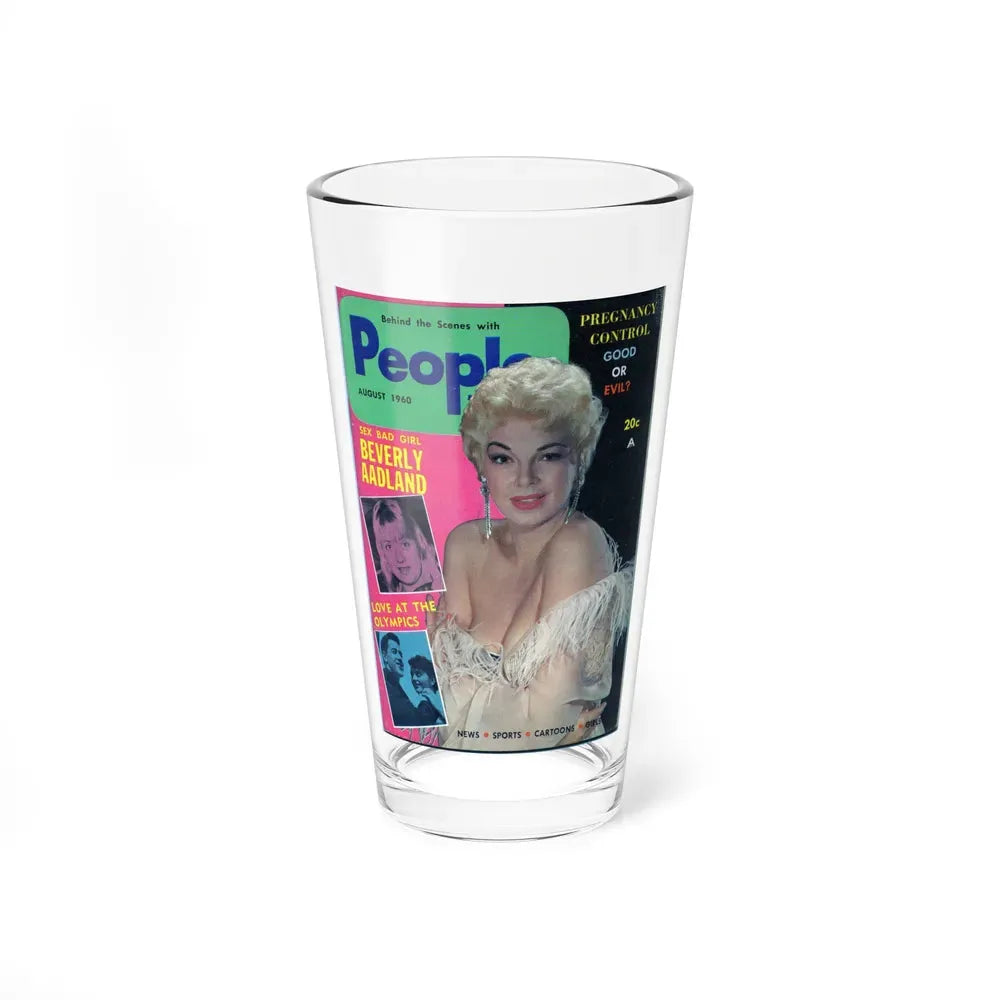 Barbara Nichols #57 - Mag. Cover (Vintage Female Icon) Pint Glass 16oz 16oz - Go Mug Yourself