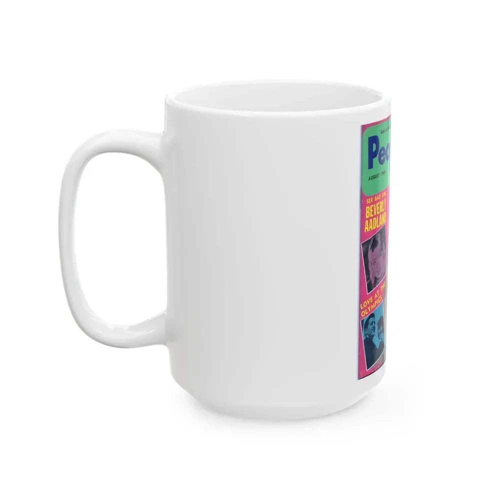 Barbara Nichols #57 - Mag. Cover (Vintage Female Icon) White Coffee Mug - Go Mug Yourself