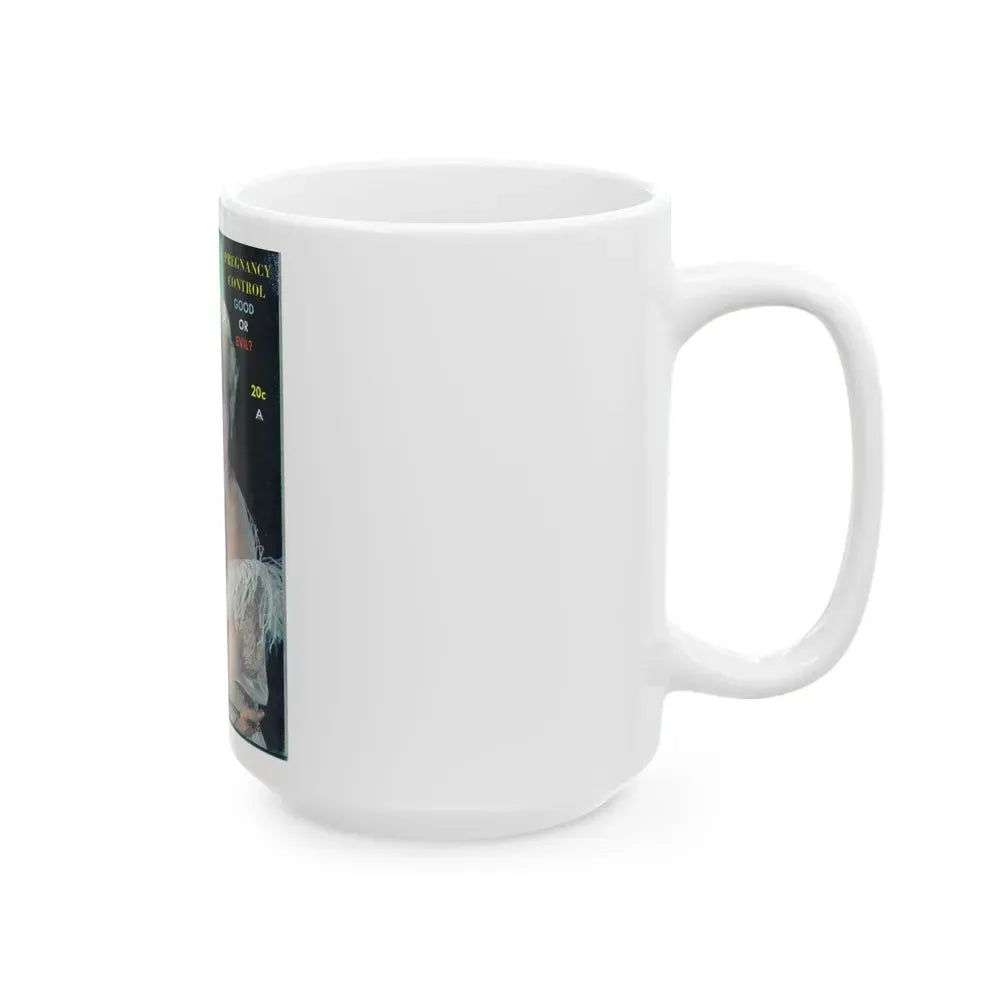 Barbara Nichols #57 - Mag. Cover (Vintage Female Icon) White Coffee Mug - Go Mug Yourself