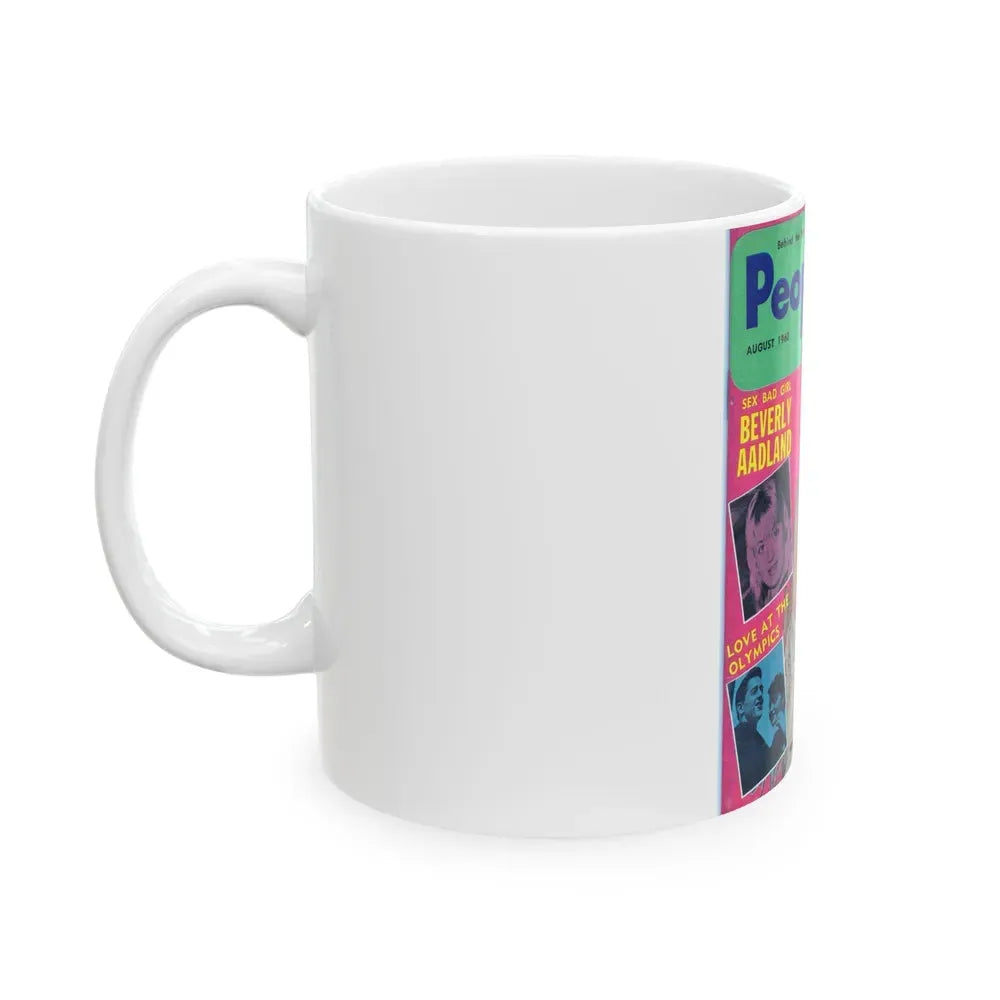Barbara Nichols #57 - Mag. Cover (Vintage Female Icon) White Coffee Mug - Go Mug Yourself