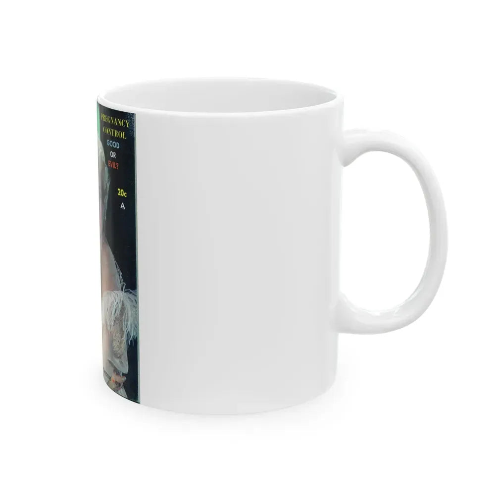 Barbara Nichols #57 - Mag. Cover (Vintage Female Icon) White Coffee Mug - Go Mug Yourself