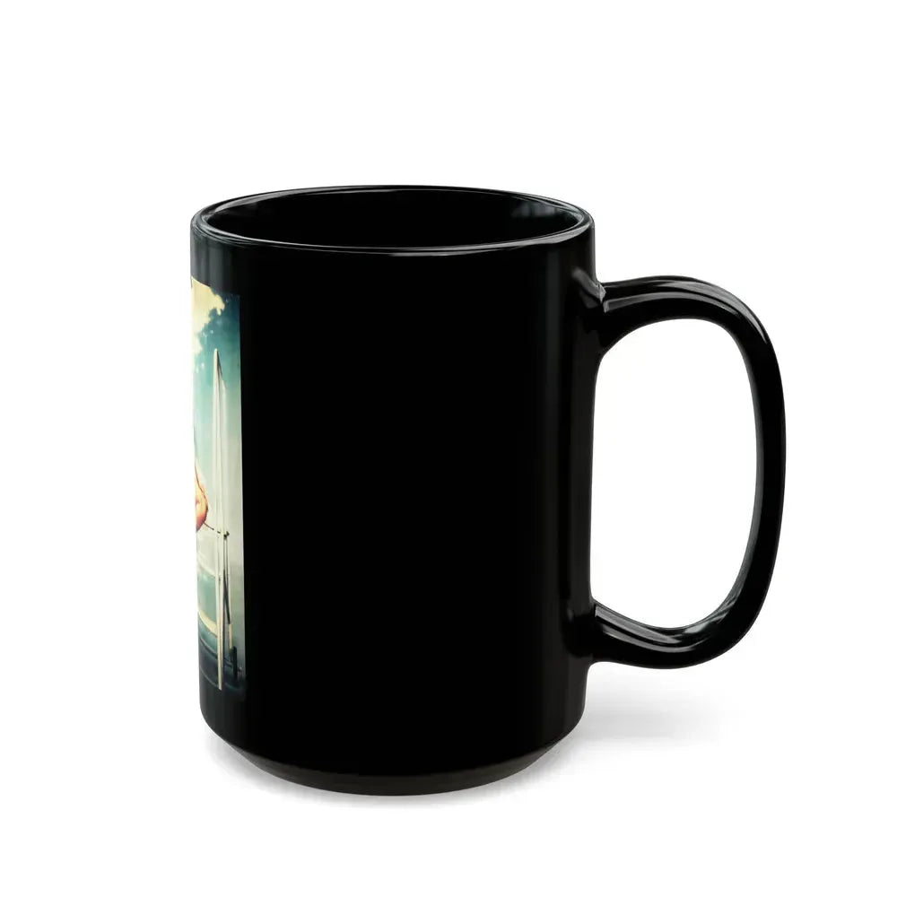 Barbara Nichols #571 (Vintage Female Icon) Black Coffee Mug - Go Mug Yourself