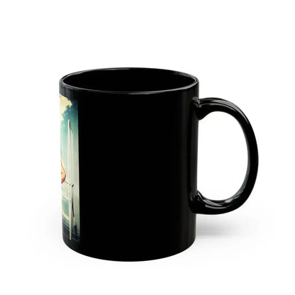 Barbara Nichols #571 (Vintage Female Icon) Black Coffee Mug - Go Mug Yourself