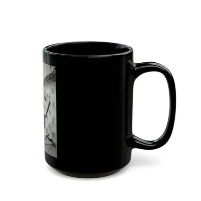 Barbara Nichols #572 (Vintage Female Icon) Black Coffee Mug - Go Mug Yourself