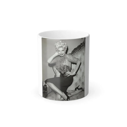 Barbara Nichols #572 (Vintage Female Icon) Color Changing Coffee Mug 11oz - Go Mug Yourself