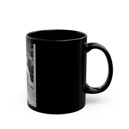 Barbara Nichols #577 (Vintage Female Icon) Black Coffee Mug - Go Mug Yourself